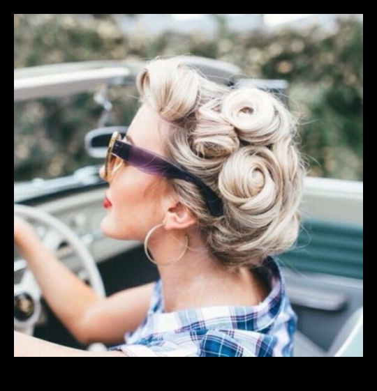 Păr blond și vibrații retro: prindeți aspectul de inspirație vintage