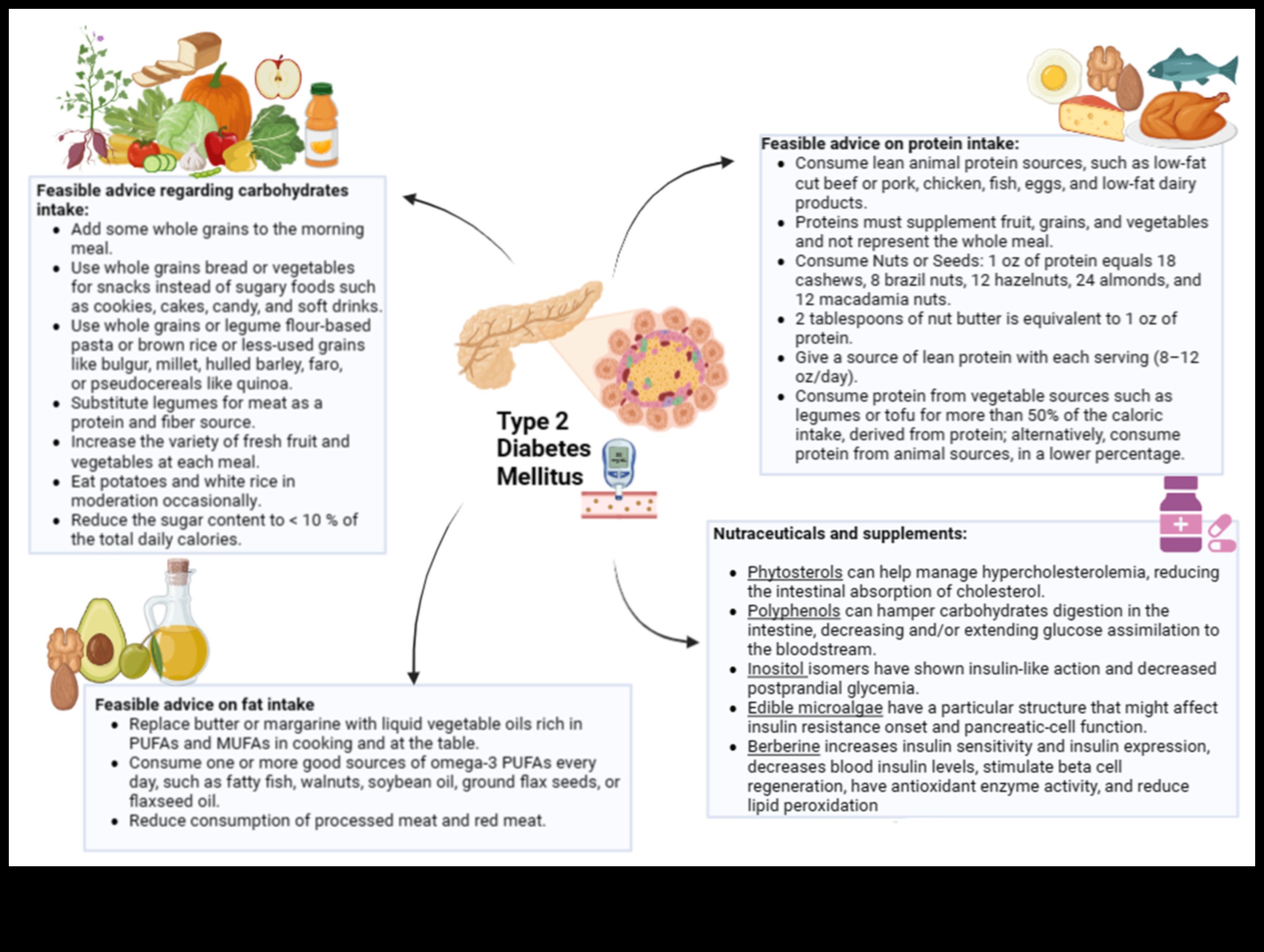 Dietele bogate în proteine ​​și managementul diabetului: un ghid cuprinzător