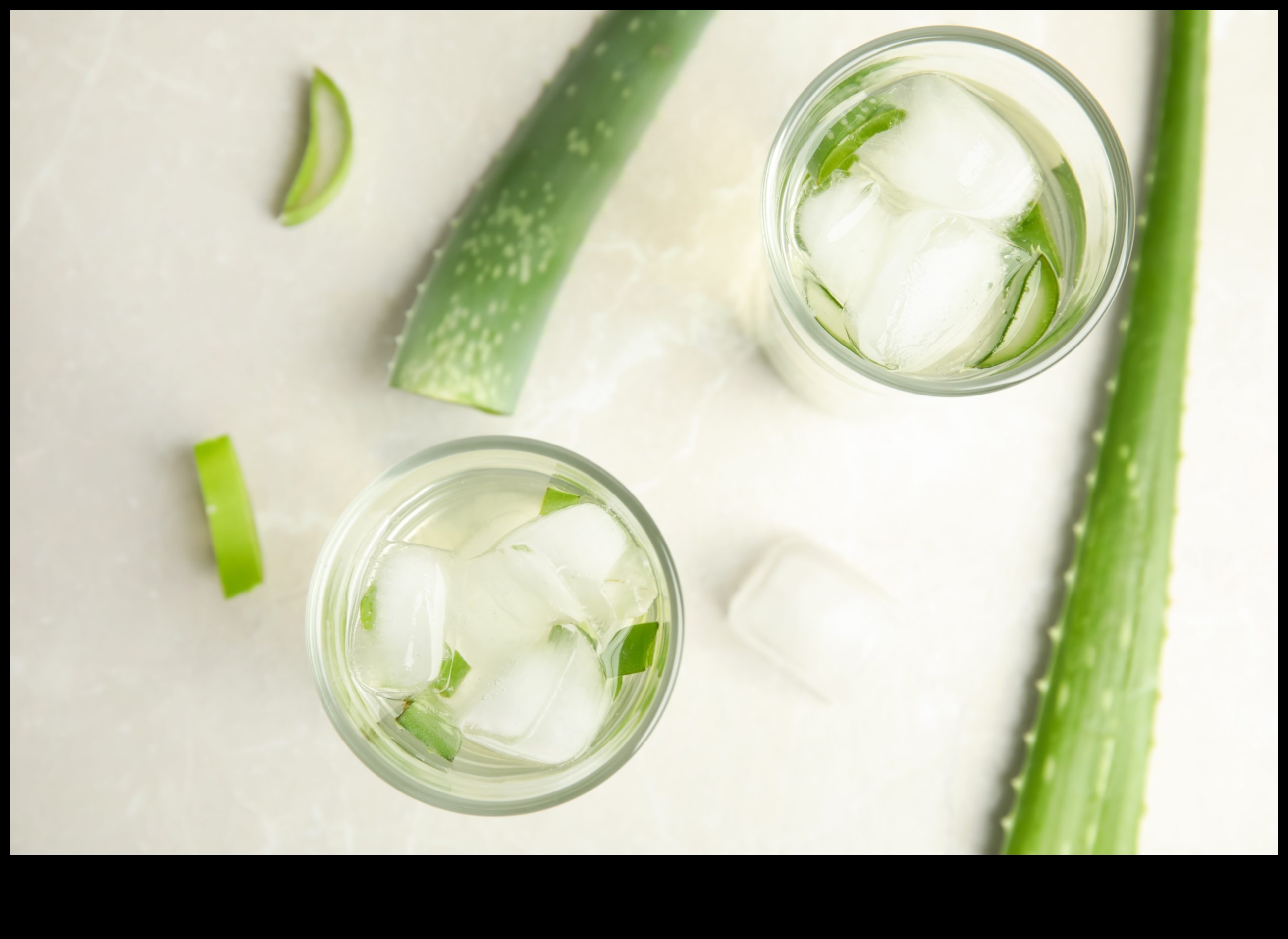 Refresh de dimineață: infuzarea cu Aloe Vera proaspătă face plăcere în ziua ta